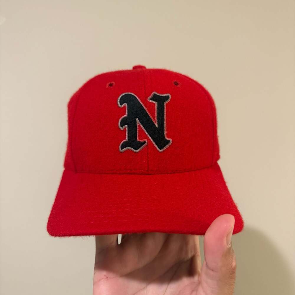 Vintage Nebraska Cornhuskers Wool Snapback Hat Red with N Logo